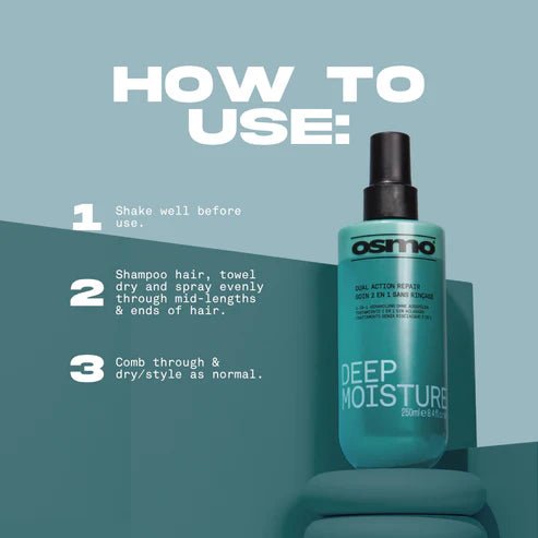 Osmo Deep Moisture Dual Action Miracle Repair 250ml - Hairdressing Supplies