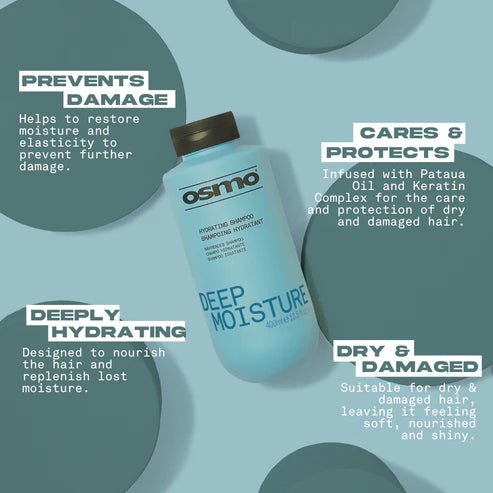 Osmo Deep Moisture Shampoo 1000ml - Hairdressing Supplies