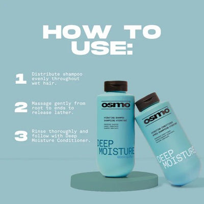 Osmo Deep Moisture Shampoo 400ml - Hairdressing Supplies