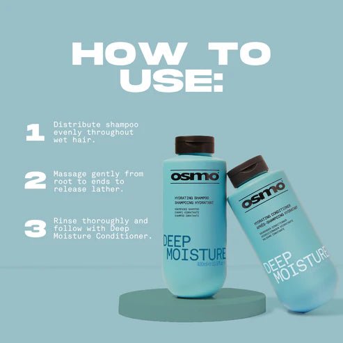 Osmo Deep Moisture Shampoo 400ml - Hairdressing Supplies