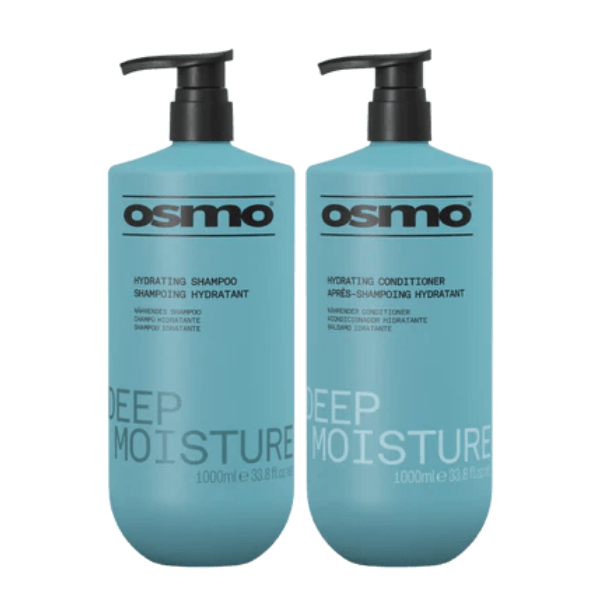Osmo Deep Moisture Shampoo + Conditioner 1000ml - Hairdressing Supplies
