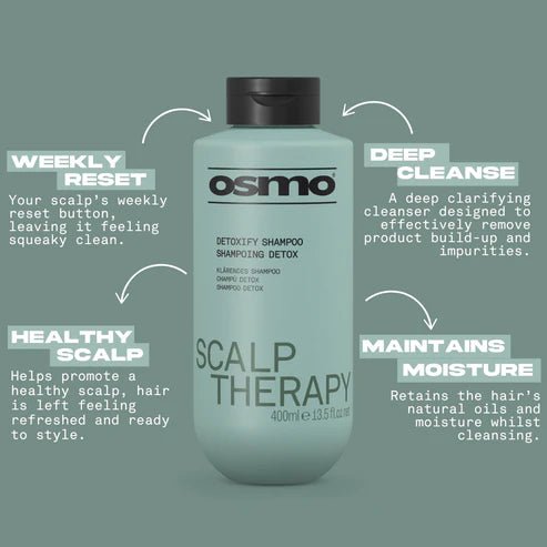 Osmo Detoxify Shampoo 400ml - Hairdressing Supplies