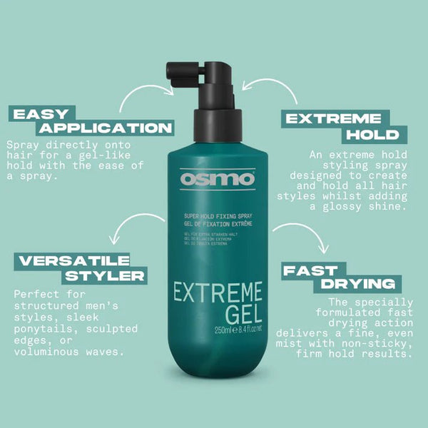 Osmo Extreme Gel Spray 250ml - Hairdressing Supplies