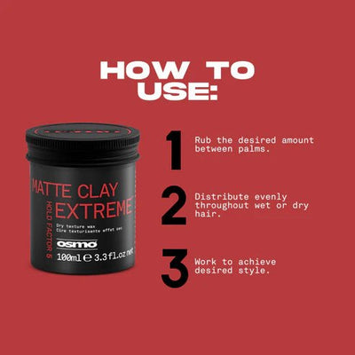 Osmo Matte Clay Extreme 100ml - Hairdressing Supplies