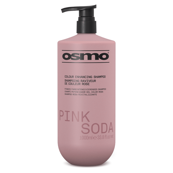 Osmo Pink Soda Colour Enhancing Shampoo 1000ml - Hairdressing Supplies