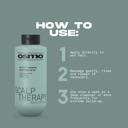 Osmo Scalp Therapy Detoxify Shampoo 1000ml - Hairdressing Supplies