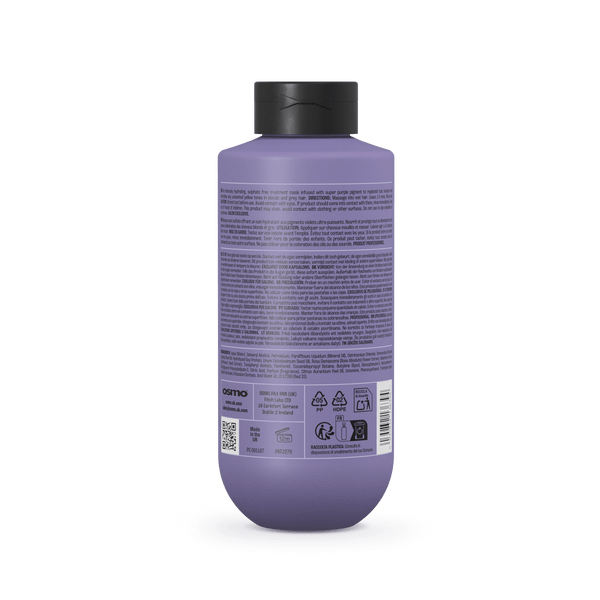 Osmo Super Silver No Yellow Mask 400ml - Hairdressing Supplies