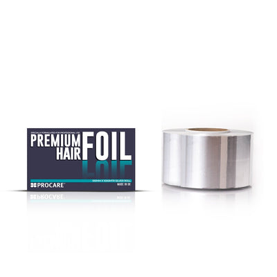 ProCare 100mm x 1000m Premium Silver Hair Foil Roll - Hairdressing Supplies