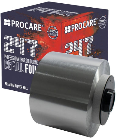 ProCare 24*7 Automatic Foil Dispenser + 10cm x 450m 24*7 Hair Foil Refill Roll - Hairdressing Supplies