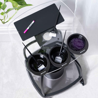 Procare Black Write and Wipe Colouring Trolley - Hairdressing Supplies