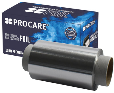 ProCare Cut & Fold Dispenser + 10cm x 450m 24*7 Hair Foil Refill Roll - Hairdressing Supplies
