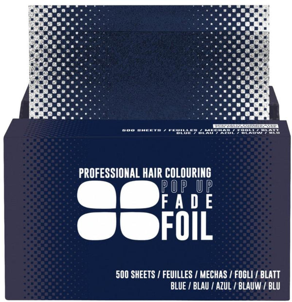 Procare Embossed Popup Blue 13cm x 28cm 500 Sheets - Hairdressing Supplies