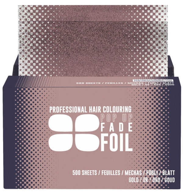 Procare Embossed Popup Gold 13cm x 28cm 500 Sheets - Hairdressing Supplies