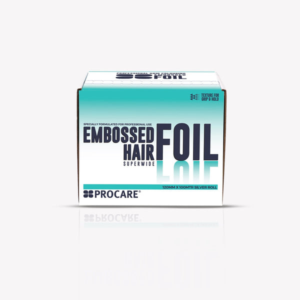 PROCARE PREMIUM EMBOSSED FOIL ROLL 120MM X 100M - Hairdressing Supplies