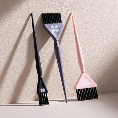 PROCARE PREMIUM TINT BRUSH TRI-PACK GREY/PINK/BLACK - Hairdressing Supplies