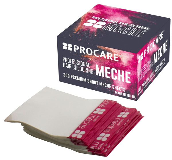ProCare Short Meche 200 sheets 96mm x 96mm - Hairdressing Supplies