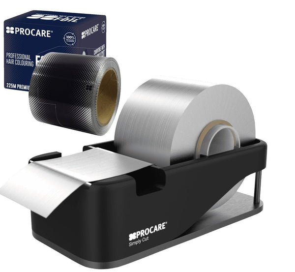 Procare Simply Cut Dispenser + 10cm x 225m Blue Hair Foil - Hairdressing Supplies