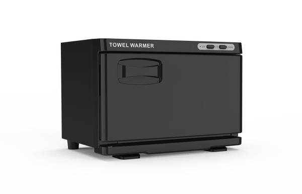 Salon Fit Lotus Hot Towel Cabinet Black Small - Hairdressing Supplies