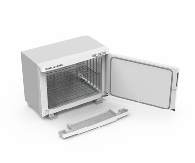 Salon Fit Lotus Hot Towel Cabinet White Large - Hairdressing Supplies