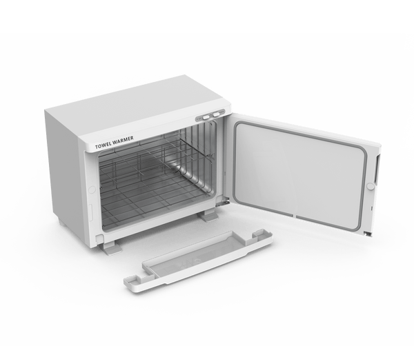 Salon Fit Lotus Hot Towel Cabinet White Large - Hairdressing Supplies