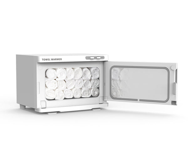 Salon Fit Lotus Hot Towel Cabinet White Small - Hairdressing Supplies