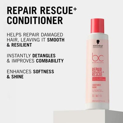 Schwarzkopf BC Bonacure Repair Rescue Conditioner 1000ml - Hairdressing Supplies