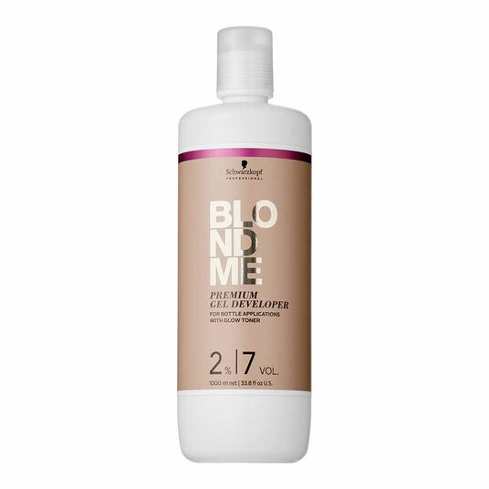 Schwarzkopf BLONDME Premium Gel Developer 2% 7 Vol 1000ml - Hairdressing Supplies