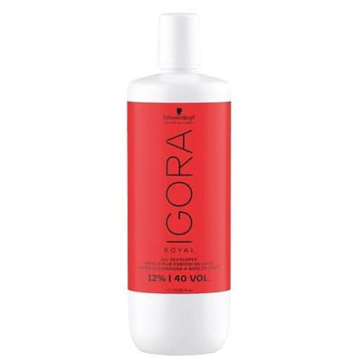 Schwarzkopf Igora Peroxides & Developers 1L 40 vol peroxide - Hairdressing Supplies