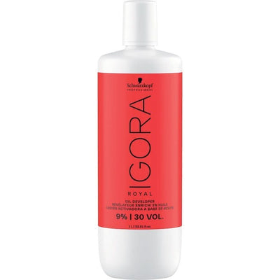 Schwarzkopf Igora Peroxides & Developers 1L - 30 vol peroxide- Hairdressing Supplies