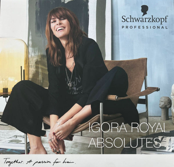 Schwarzkopf Igora Royal Absolutes Hair Color Chart - Hairdressing Supplies
