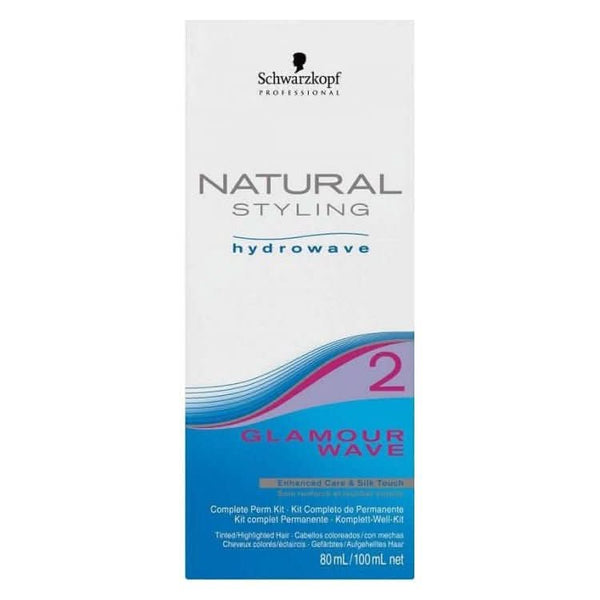 Schwarzkopf Natural Styling Hydrowave Glamour Wave Perm 2 - Hairdressing Supplies