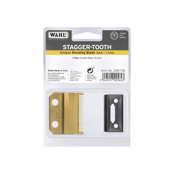 WAHL Blade Set Cordless Magic Clip Gold - Hairdressing Supplies