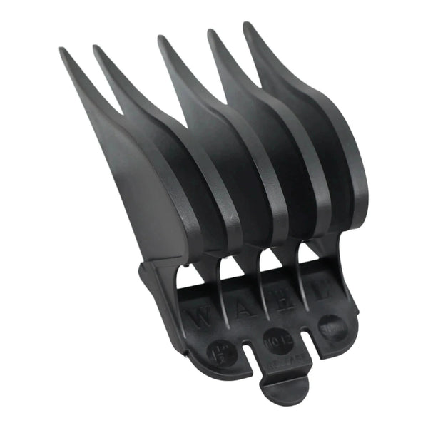 WAHL No.12 Attachment Comb 38Mm (1 1/2) Cut Black - Hairdressing Supplies