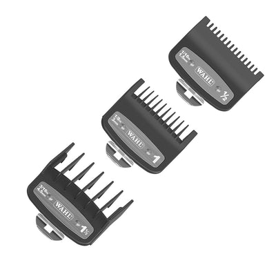 WAHL Premium Guide Combs - Set of 3 - Hairdressing Supplies