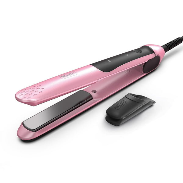 WAHL Pro Glide Straightener Pink Shimmer - Hairdressing Supplies