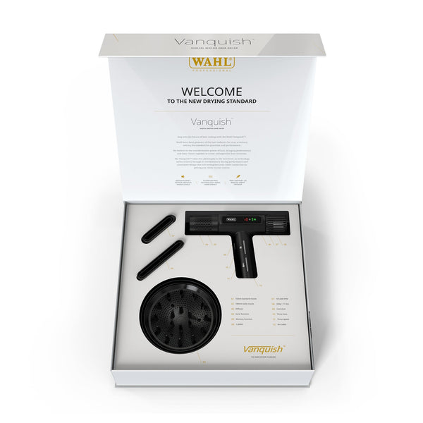Wahl Vanquish Hair Dryer Black - Hairdressing Supplies