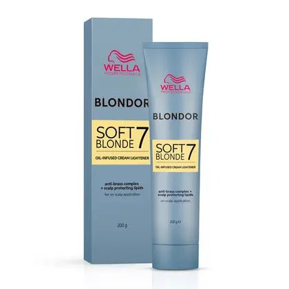 Wella Blondor Soft Blonde Hair Lightening Cream 200g - Hairdressing Supplies