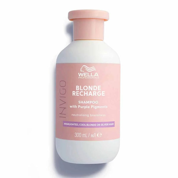 Wella Invigo Blonde Recharge Cool Blonde Shampoo 300ML - Hairdressing Supplies