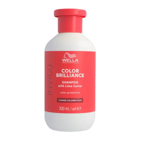 Wella Invigo Color Brilliance Shampoo Coarse 300ml - Hairdressing Supplies