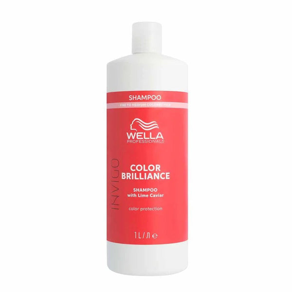 Wella Invigo Color Brilliance Shampoo Fine 1000ML - Hairdressing Supplies