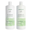 Wella Professionals Elements Renewing Shampoo + Conditioner 1000ml - Hairdressing Supplies