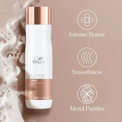 Wella Professionals Fusion Intense Repair Shampoo 1000ml - Hairdressing Supplies