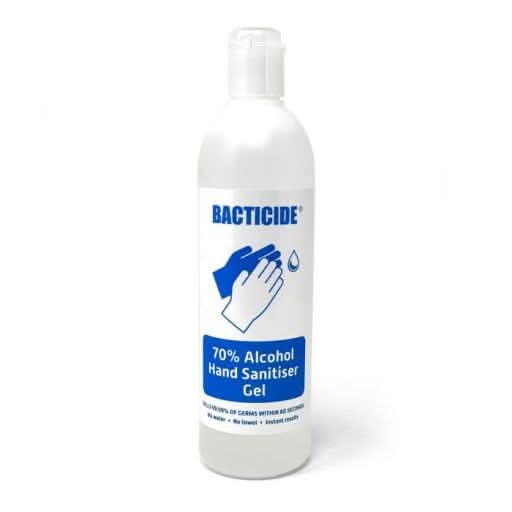 Bacticide 70% Alcohol Hand Sanitiser Gel 400ml - Hairdressing Supplies