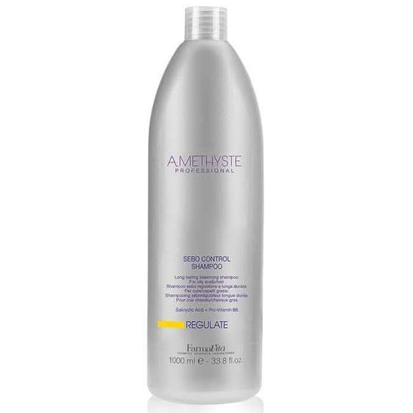 FarmaVita Amethyste Regulate SEBO Control Shampoo 1000ml - Hairdressing Supplies