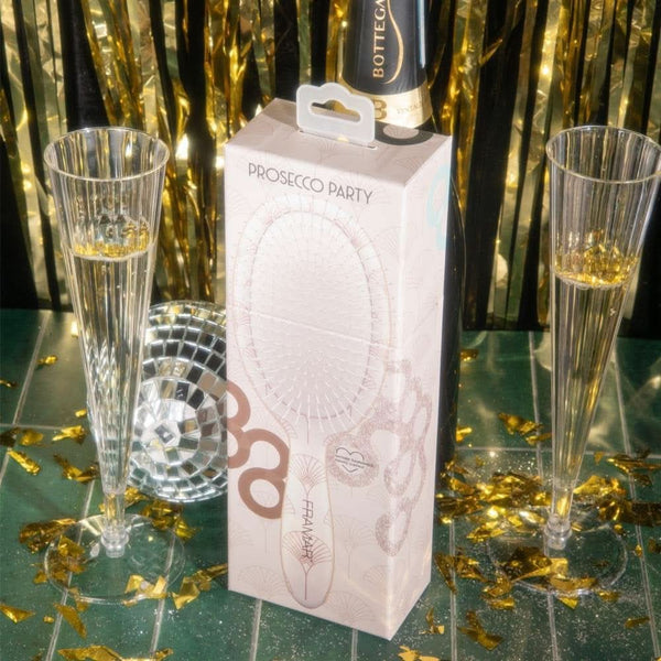 Framar Cheers Haters Detangle Brush - Prosecco party - Hairdressing Supplies