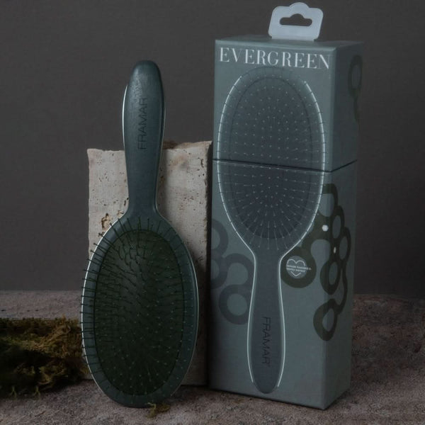 Framar Neutrals Detangle Brush - Evergreen - Hairdressing Supplies