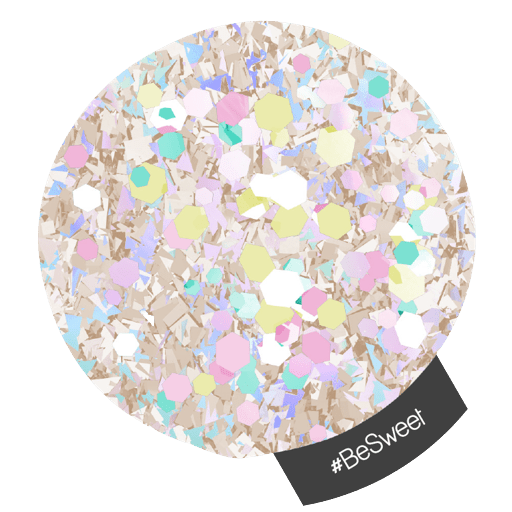 Halo Create Glitter Multi Hex 1g - BeSweet - Hairdressing Supplies