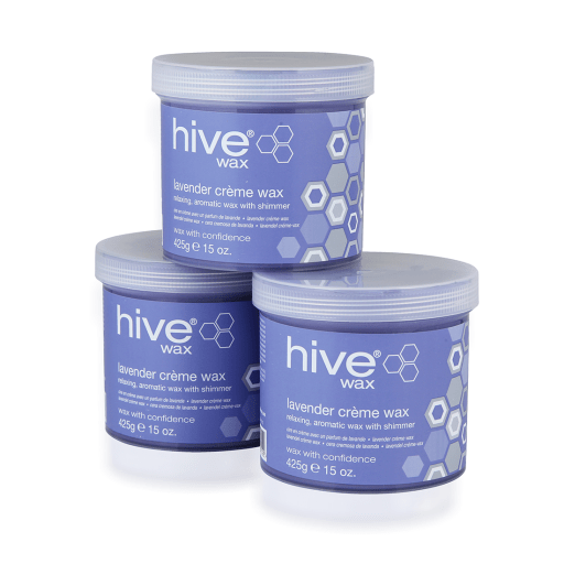 Hive Creme Wax 3 for 2 Pack All Types - Lavender Creme -Hairdressing Supplies