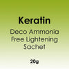 Keratin Deco Ammonia Free 20g Lightening Sachet - Hairdressing Supplies
