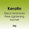 Keratin Deco Ammonia Free 20g Lightening Sachet - Hairdressing Supplies
